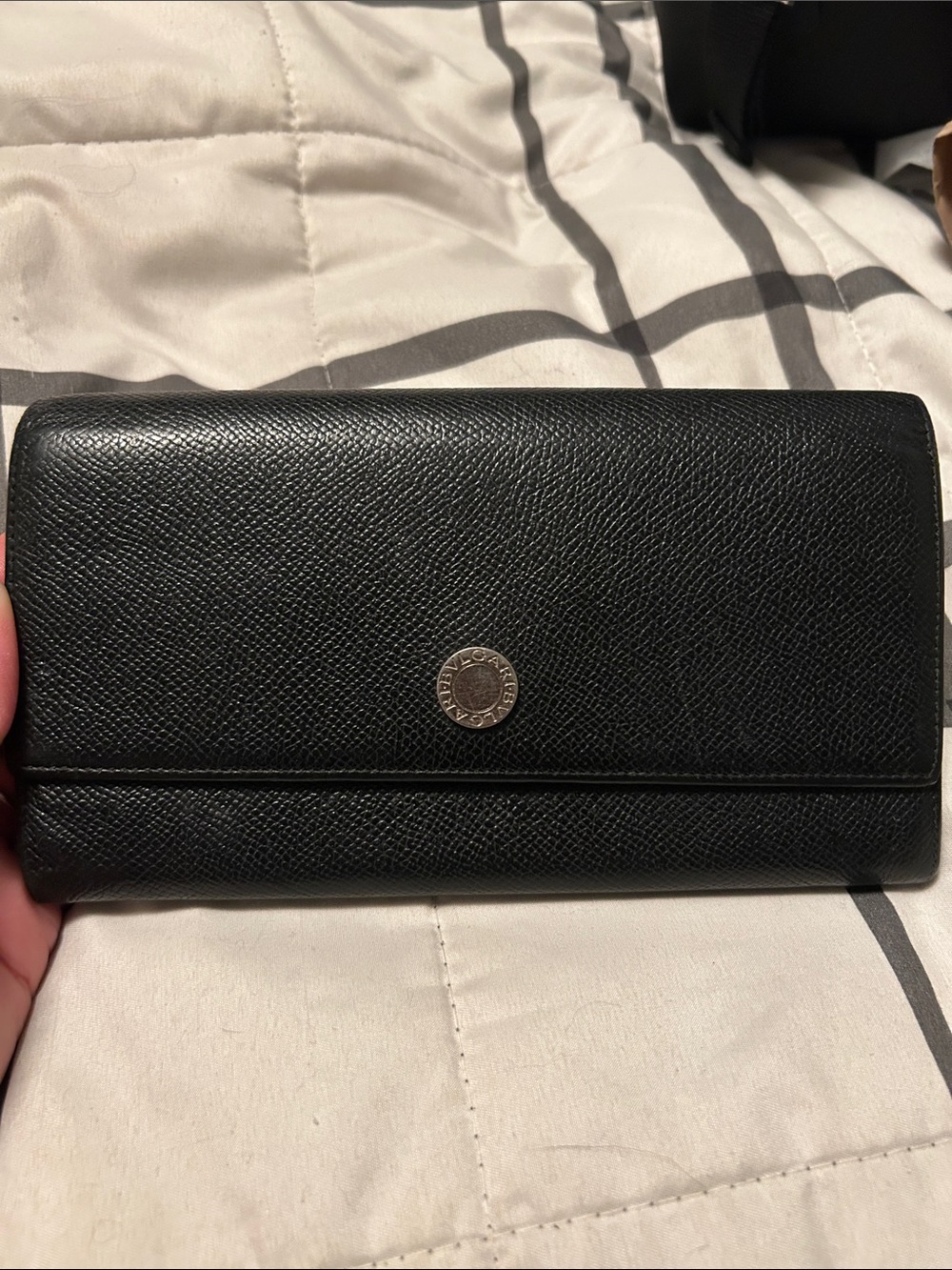 Bvlgari Classic Authentic Black Long Wallet